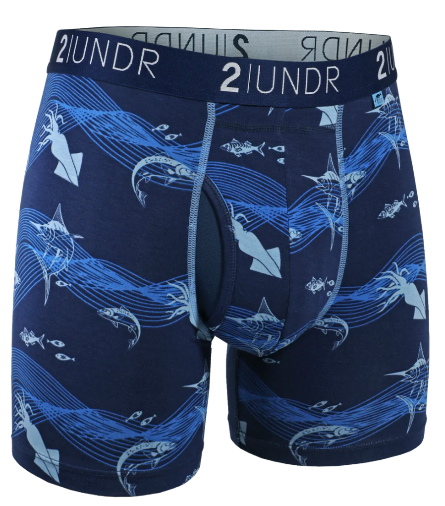 2UNDR 2PACK 6" Swing Shift Boxer Brief - Loin King/Deep Sea