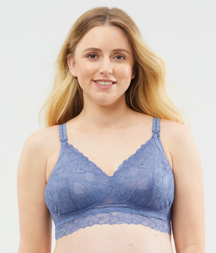 Chantilly Wireless Nursing Bralette -