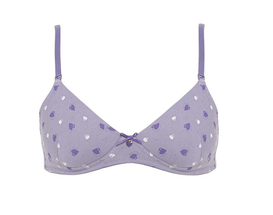 Royce Indie Non-wire Molded Bra (1454),36D,Lilac 