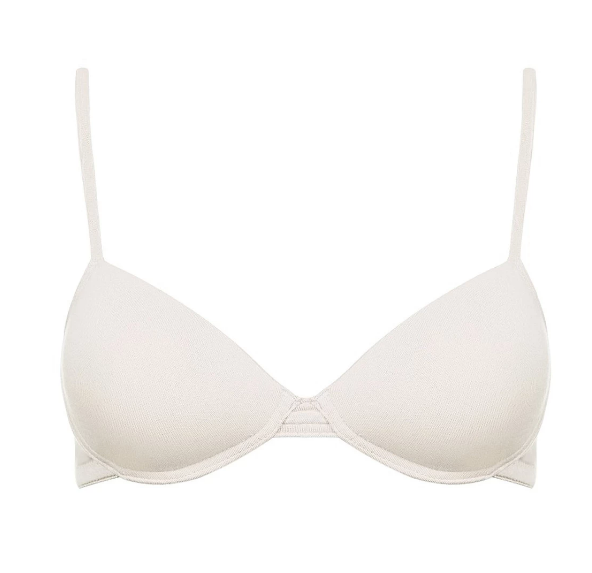 Teen Bra Basic Wireless 2 Pack - cream and blush