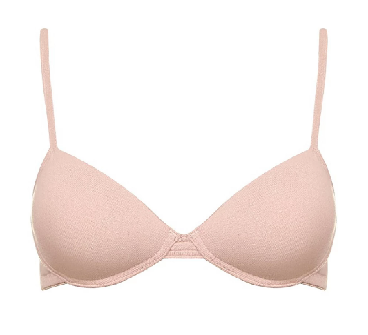 Teen Bra Basic Wireless 2 Pack - cream and blush