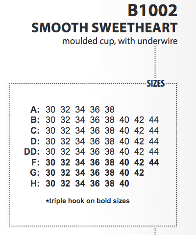 Fit Fully Yours Smooth Sweetheart Moulded Underwire T-shirt Bra B1002