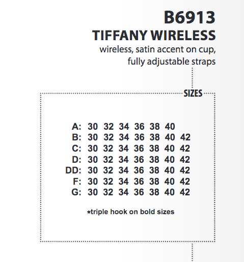 Tiffany Wireless Bra
