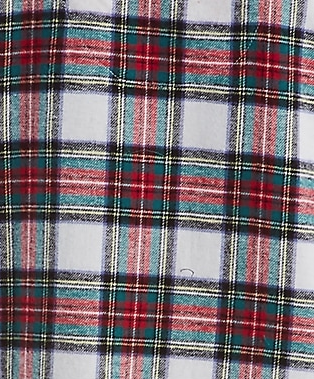 100% Cotton Flannel Pyjamas 15175 - Red Plaid