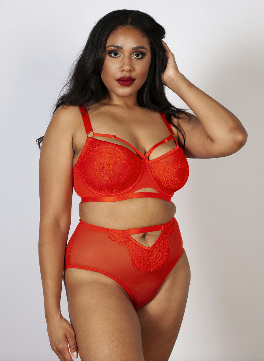 Lyla Strappy Bra 039 - Flame