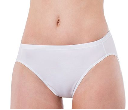 Silk Magic Microfibre High Cut Brief 8833 - White