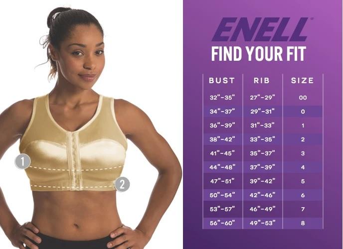 Enell High Impact Front Closing Sports Bra – Bras, Lingerie