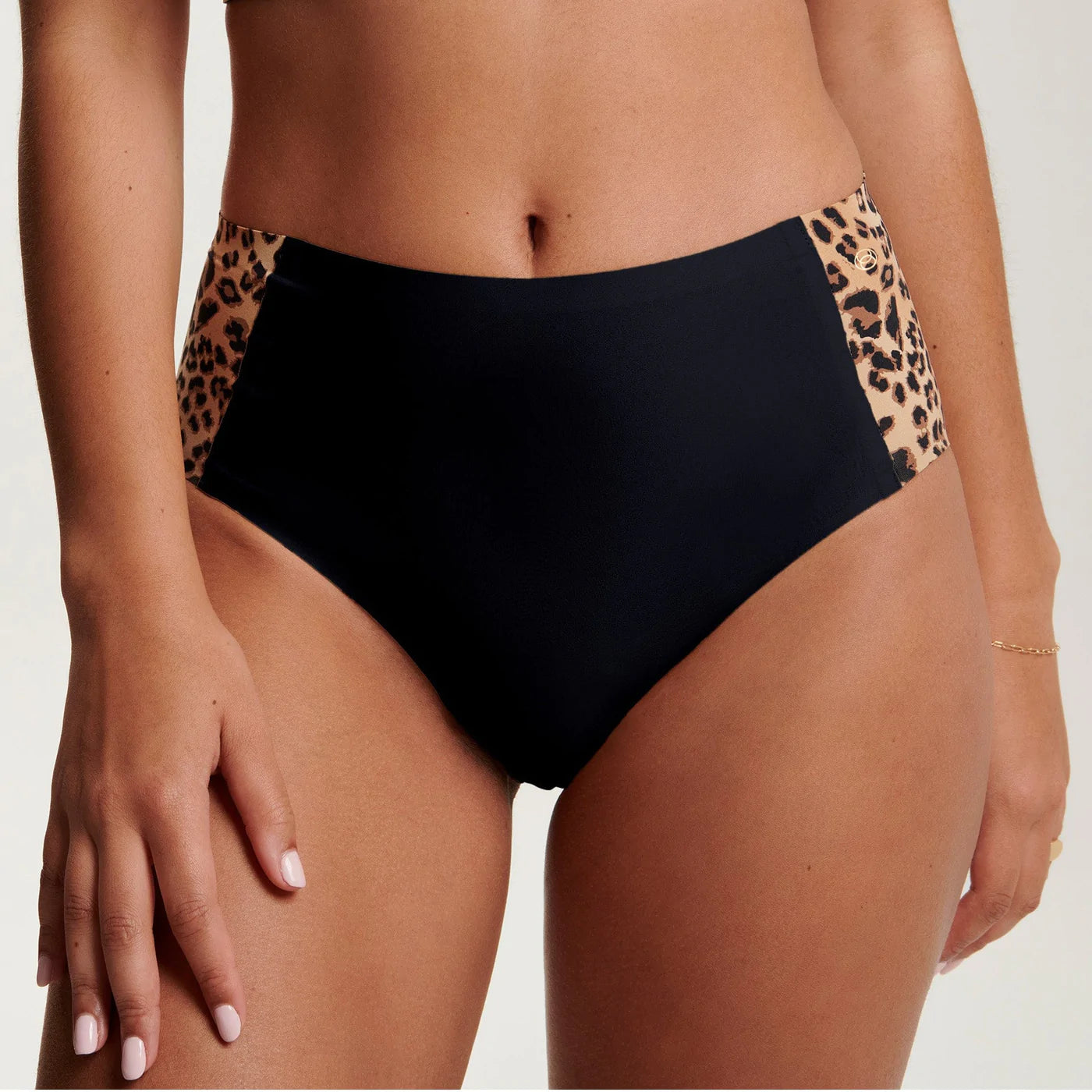 High Waisted Retro Bikini - Leopard