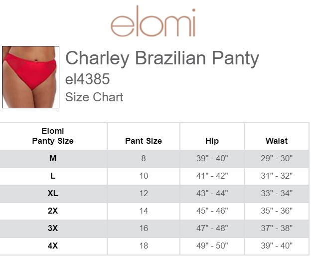 Charley Brazilian Panty EL4385 - Black – Purple Cactus Lingerie