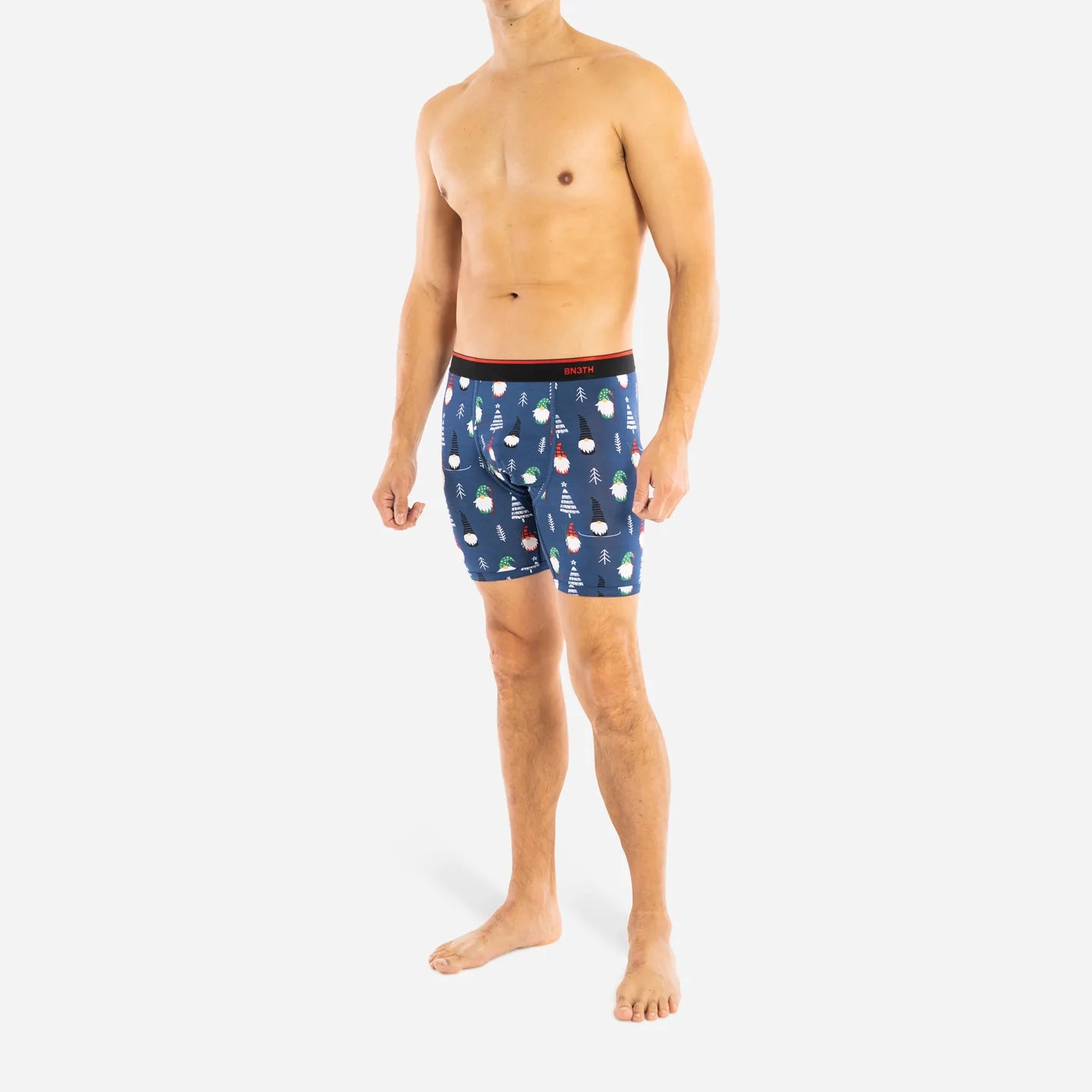 BN3TH 6.5" Classic Boxer Brief - Gnome for the Holidays - Navy