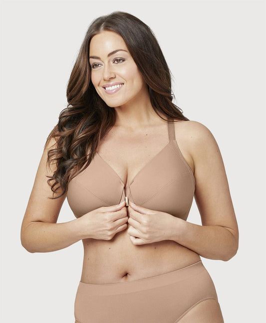 Cethrio Front Closure Bra for Seniors Soft Everyday Bra Older Women Front  Button Embraced Push Up Minimizer Bras Everyday, Khaki, Small : :  Clothing, Shoes & Accessories
