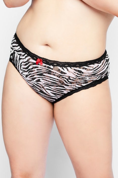 Lace Panty 78106390 - Zebra