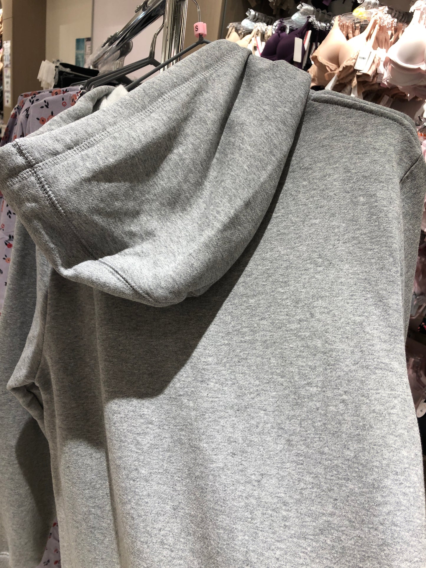 Zip Front Sweatshirt Robe 3622 - Grey Mix – Purple Cactus Lingerie
