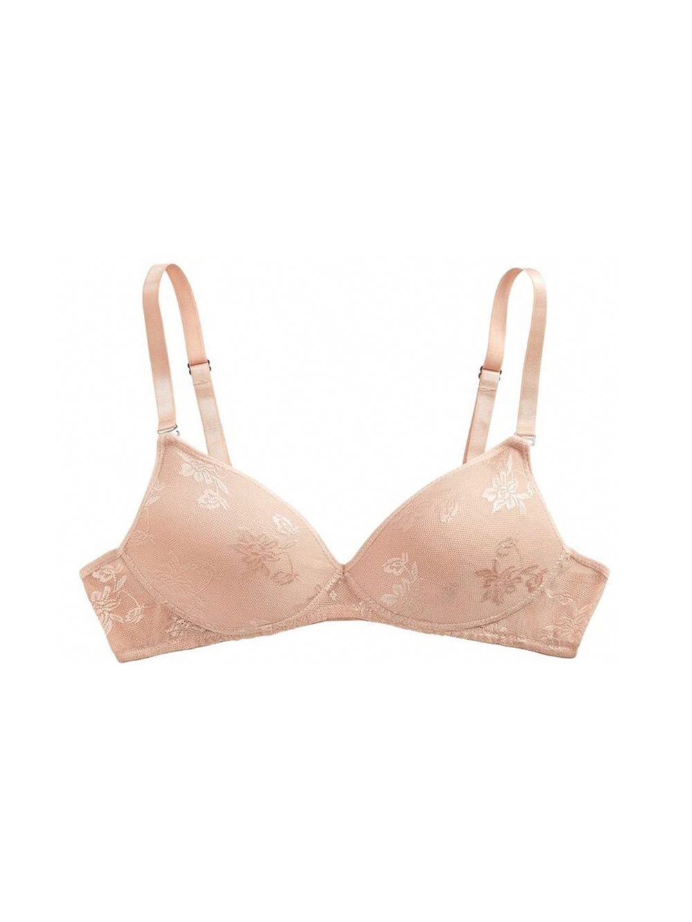 Lea Lace Petite Wireless Bra L001 - Beige