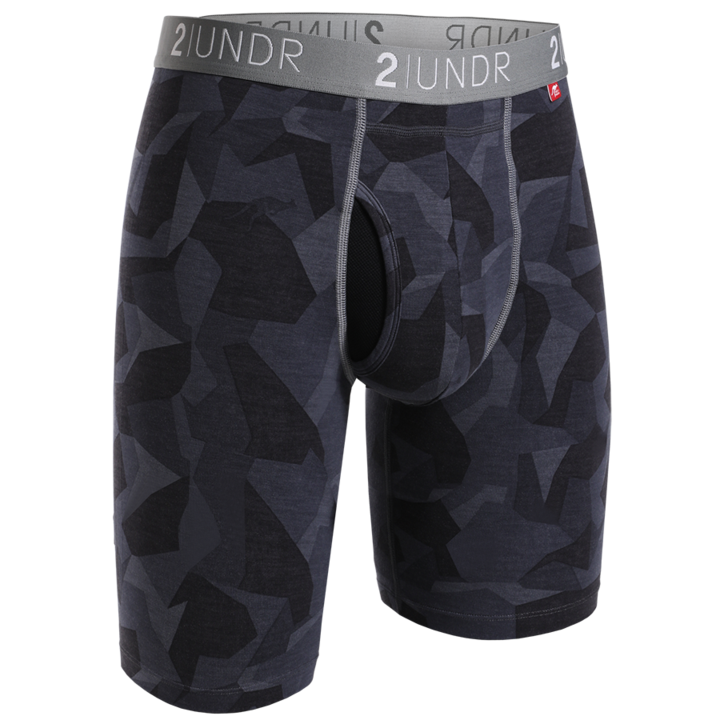 2UNDR 9" Swing Shift Long Leg - Black Camo