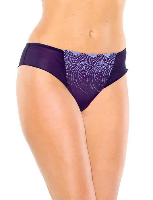 Nicole Eyelash Lace Bralette 40-11425 - Zinfandel/Black – Purple Cactus  Lingerie
