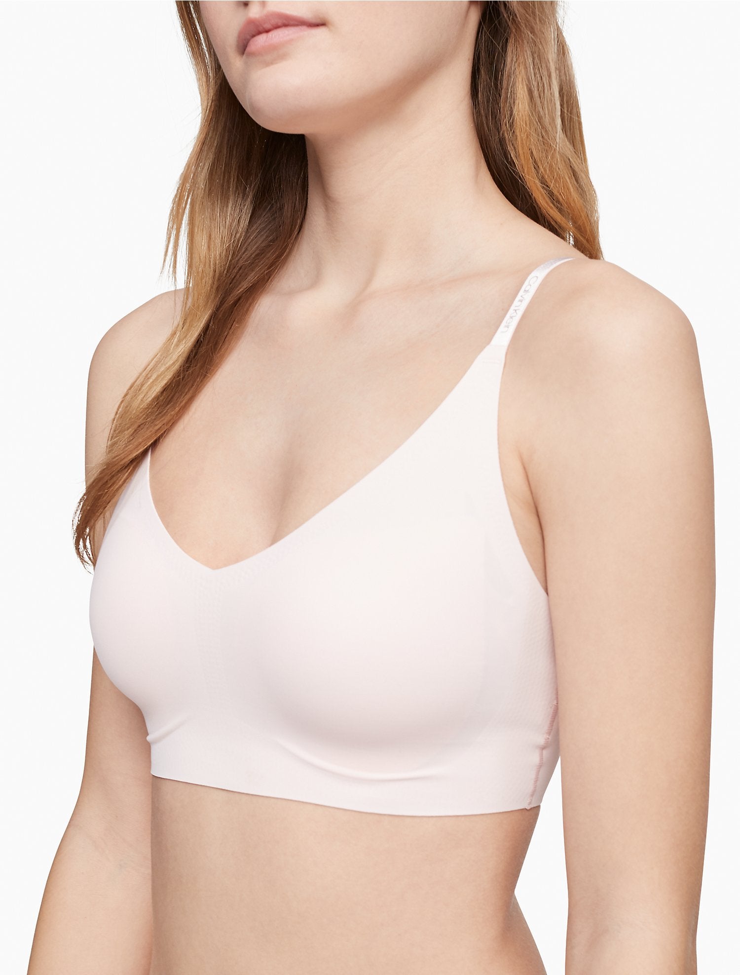 Invisibles Comfort Lightly Lined Seamless Wireless Triangle Bralette Bra