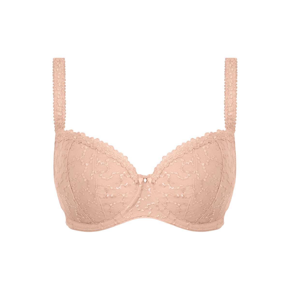 Fantasie Ana padded half cup bra in blush | The Bra Boudoir