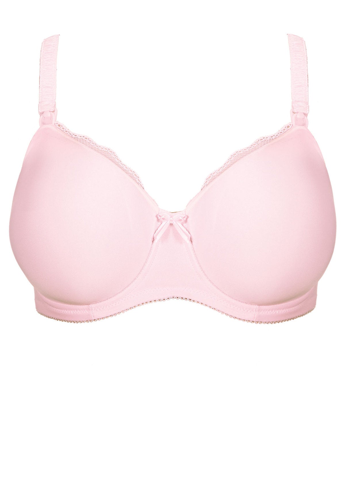 Pure Underwire Spacer Moulded Nursing Bra AA1581 PEL - Petal Pink