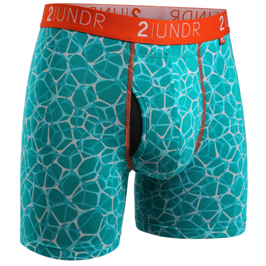 2UNDR 6" Swing Shift Boxer Brief - Pool Party