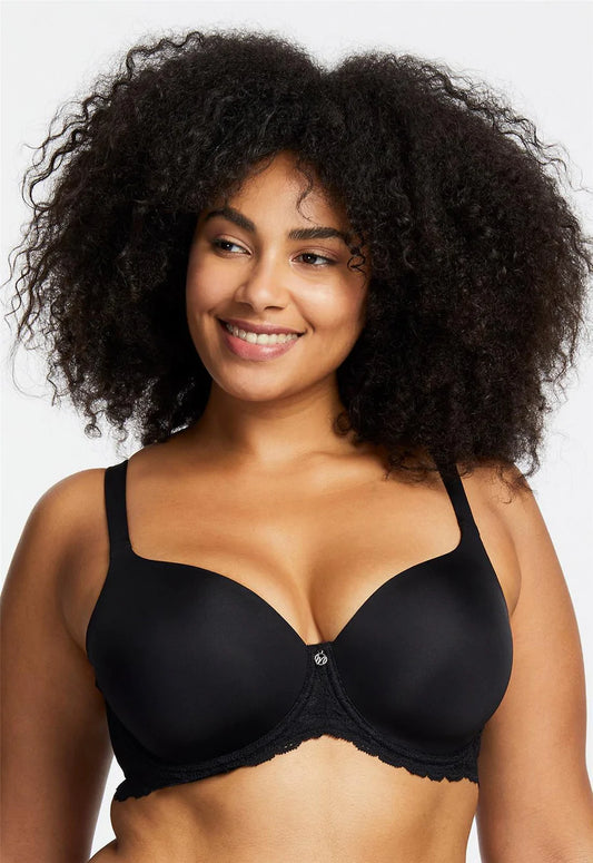  XMSM Full Figure Bras for Women Plus Size C/D/E Cup Ultra-Thin  Shaping Minimizer Bras Sexy Lace Wireless Bra Vest (Color : Skin, Size : 38/85C)  : Clothing, Shoes & Jewelry