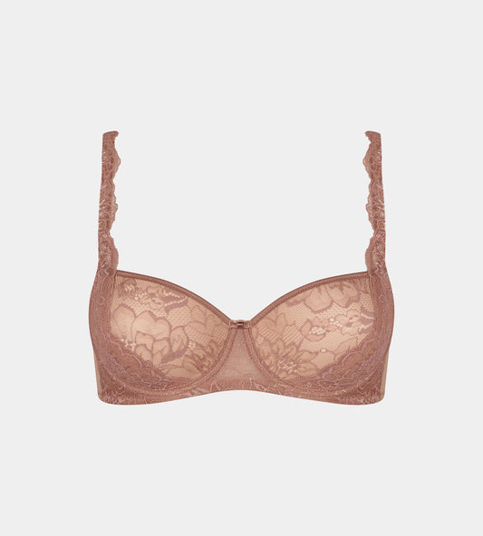 TRIUMPH Gorgeous Mama Lace Non Wired Bra 10101034 - Nude – The Lingerie Bar