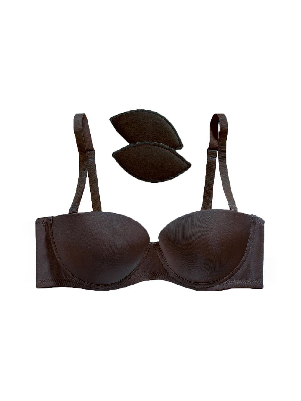 Rhonda Shear Women's Body Bra with Removable Pads, Nude, Small : :  Clothing, Shoes & Accessories