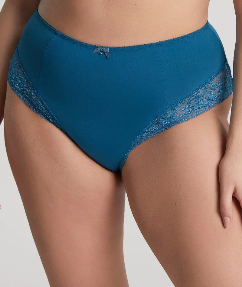 Roxie High Waist Brief 9582 - Atlantic Blue