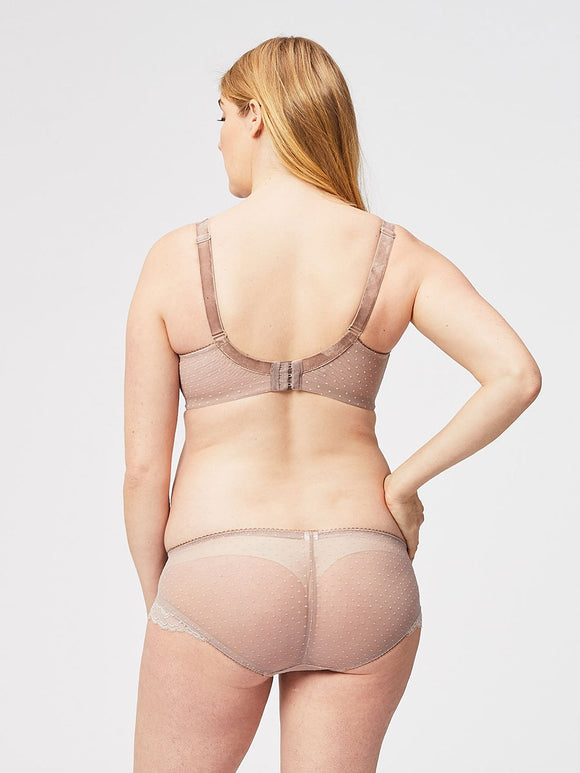 TimTams Flexi Wire Lace Nursing Bra - Taupe