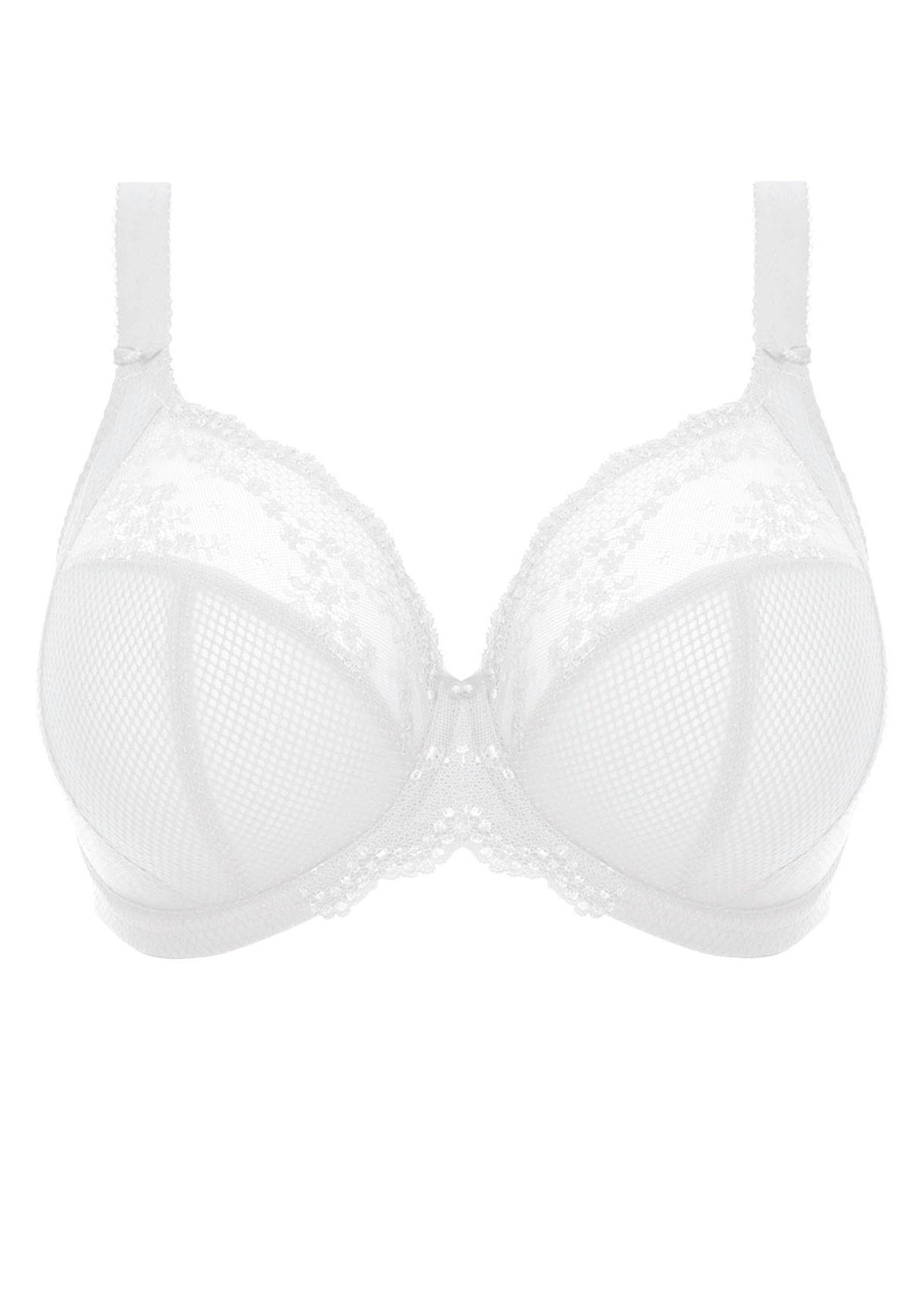 Coquette Stretch Lace Bralette White One Size Fits Most 