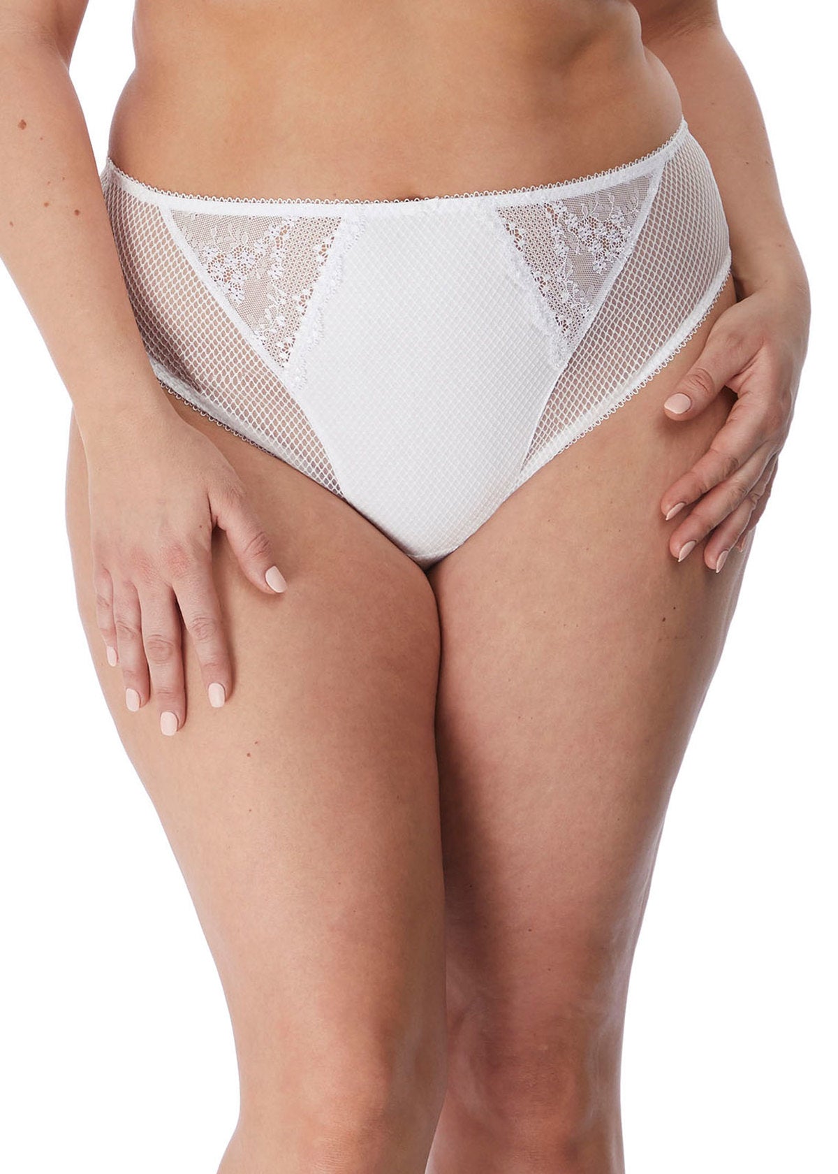 Charley High Leg Brief EL4386 - White